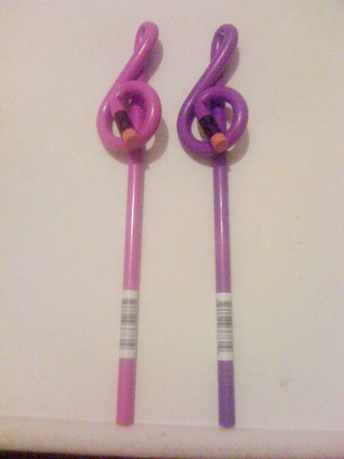 Bent Pencil Purple Colour Changing