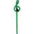Bent Pencil G-clef Green Colour Changing