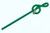 Bent Pencil G-Clef Red