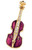 Brooch Rhinestone Small Violin