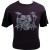 T-Shirt Emb Drum Set Black White- Medium, Large, XLarge
