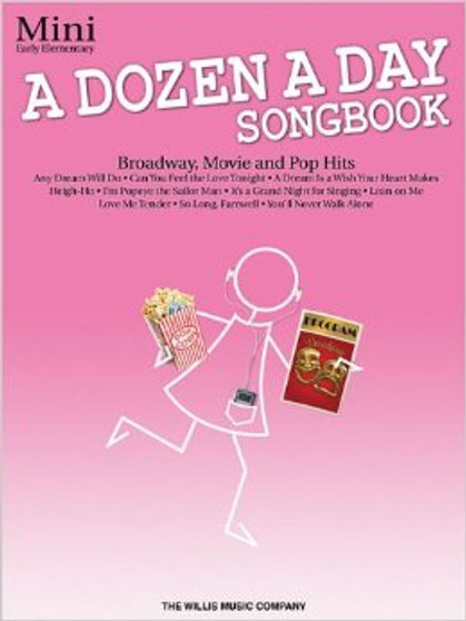 A Dozen a Day Songbook Mini - Broadway, Movie & Pop Hits