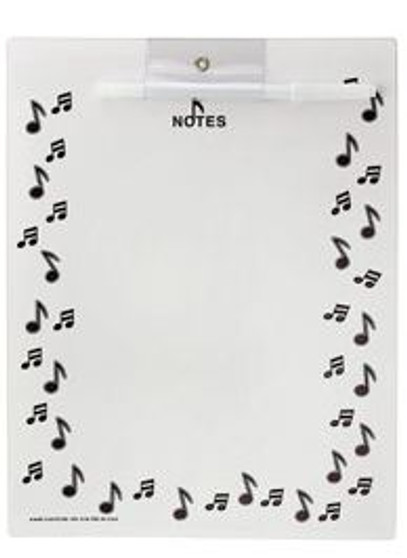 Wipe off board-Black Notes