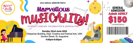 General Admission - Tickets "Marvellous Musicality" 2025 Semester Fiesta - Alabanza Music