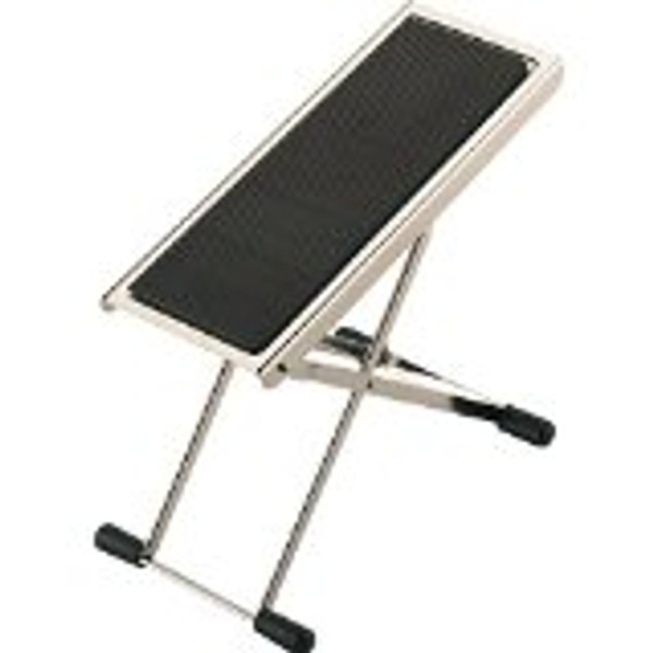 K&M Guitarist Foot Stool Nickel