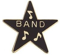 Mini Pin Star Award Band