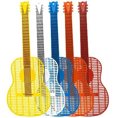 Swatter - Guitar Small Ass't Colours