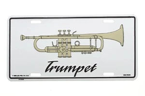 License Plate Trumpet