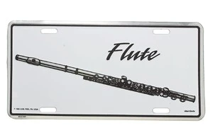 License Plate Flute