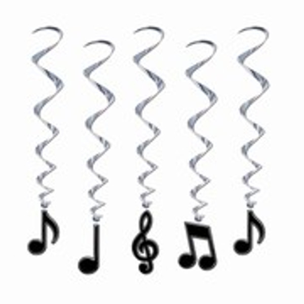 Decoration Whirls Musical Note