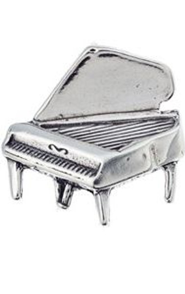 Charm/Pendant Sterling Silver Grand Piano