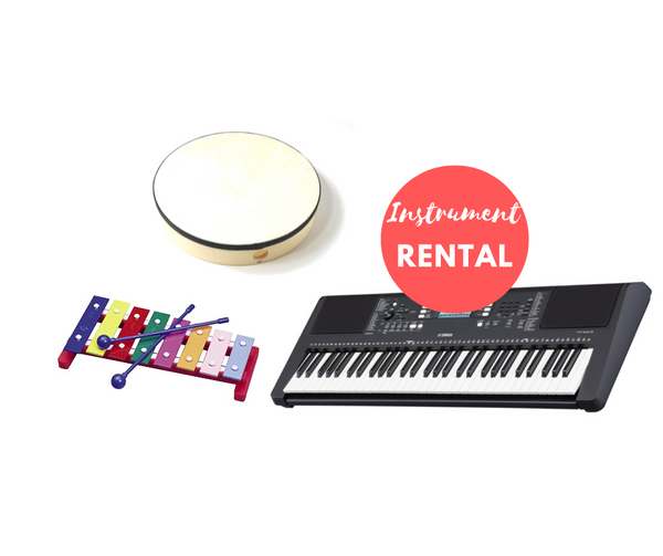 In-Class Semester Rental: Keyboard/Glockenspiel & Drum 