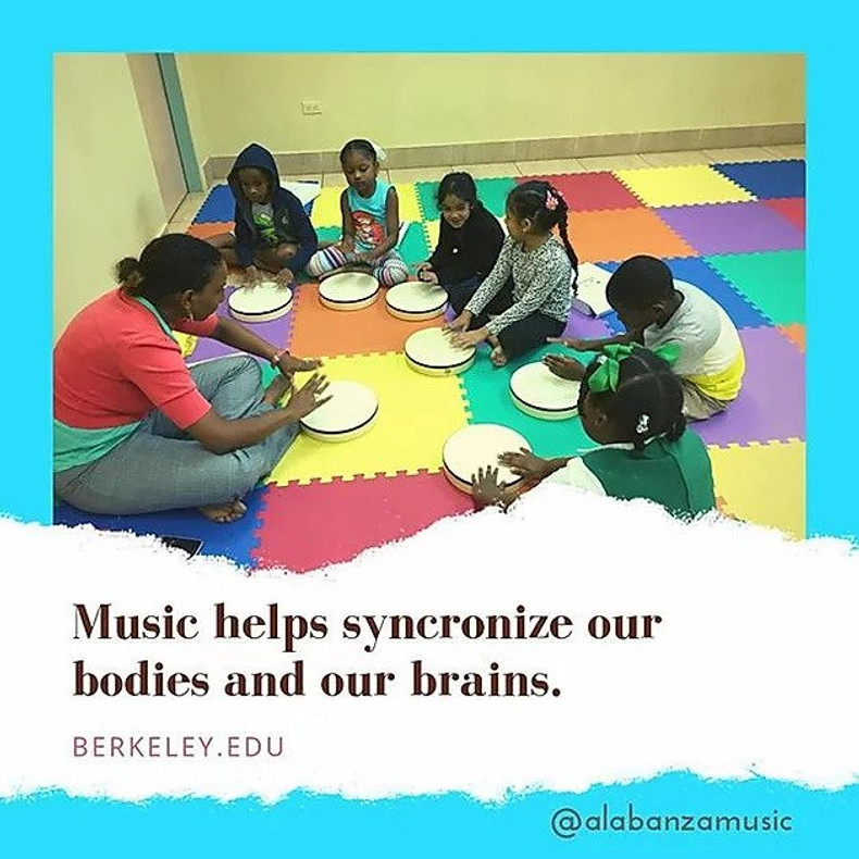  Music helps synchronise our bodies and our brains.