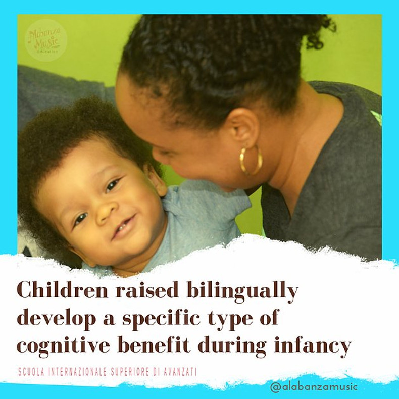  Children raised bilingually are more adept at learning.