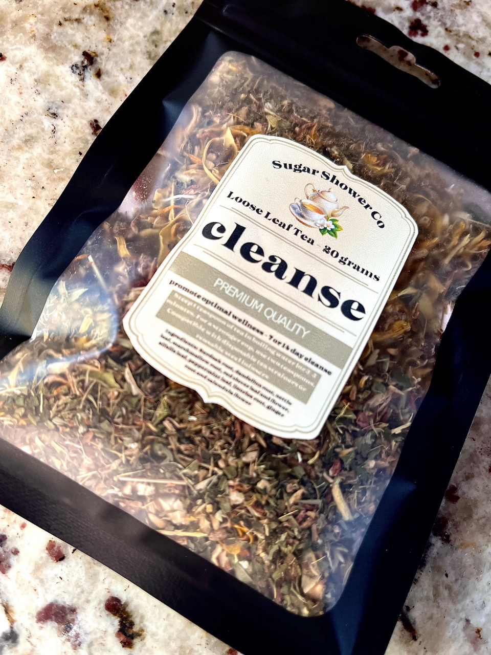 Cleanse Loose Leaf Tea Sugar Shower Co. LLC