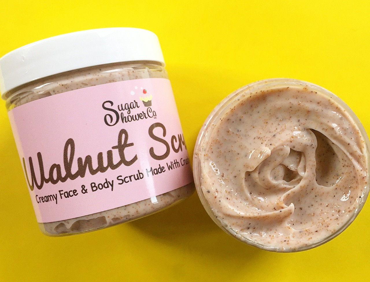 Walnut Scrub Creamy Face Body Scrub Made With Crushed Walnuts Sugar Shower Co Llc