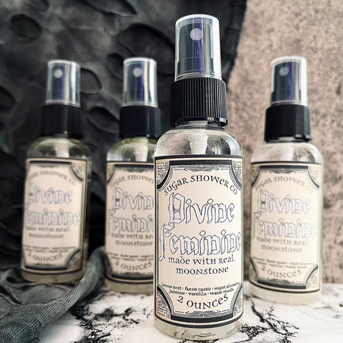 Divine Feminine Body & Room Spray - Made With Real Moonstone Crystals Divine Feminine Body & Room Spray - Made With Real Moonstone Crystals