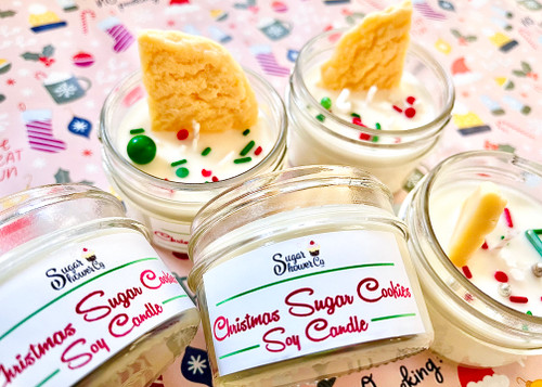 Christmas Sugar Cookie Scented Soy Candle 