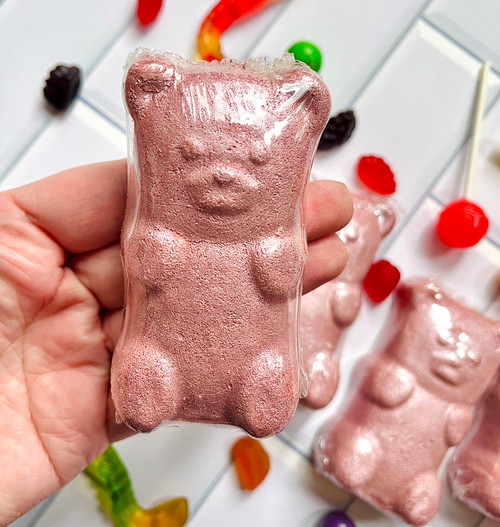 Pink Gummy Bear Bath Bomb
