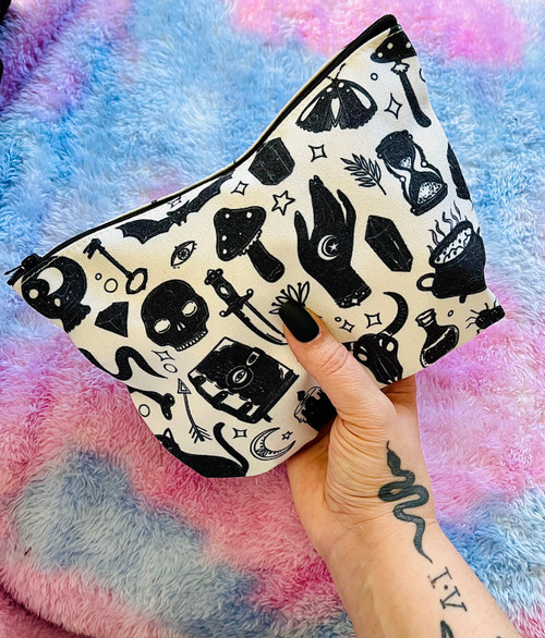 Goth Witch Cosmetic Bag