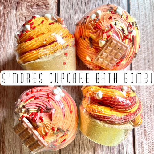 $2 OFF! S'mores Cupcake Bath Bomb