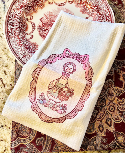 Easter Goose Hand Towel 