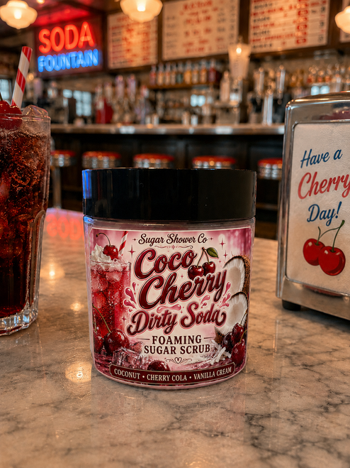 Dirty Soda Lotion or Scrub - Coco Cherry