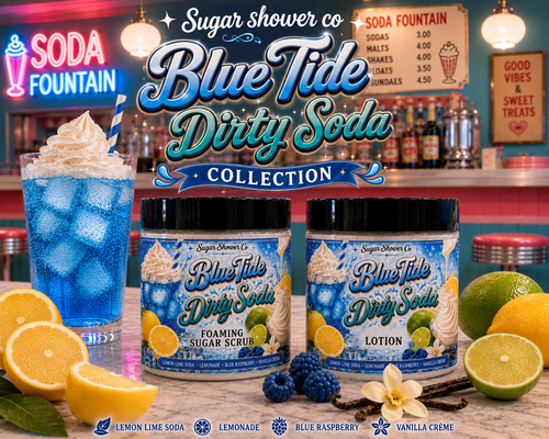 Dirty Soda Lotion or Scrub - Blue Tide