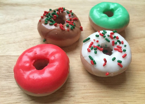 Mini Christmas Donut Soap Set 