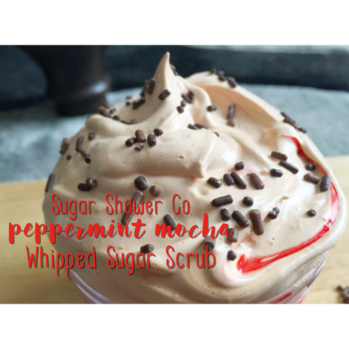 Peppermint Mocha Whipped Sugar Scrub