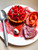 $10 OFF! Raspberry Rage Tart Fake Dessert Plate