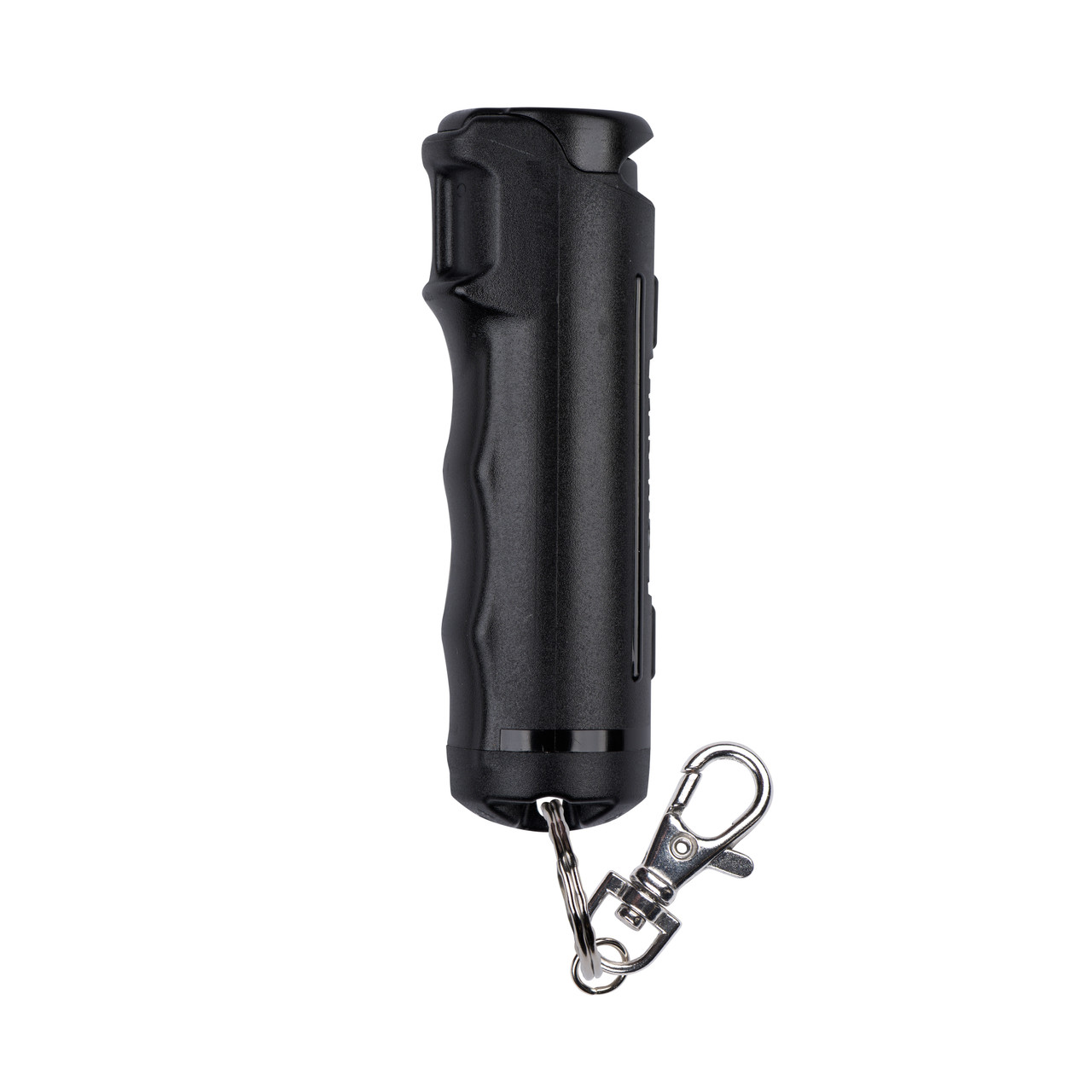 Sabre finger grip v. flip top Pepper Spray for Quick Access