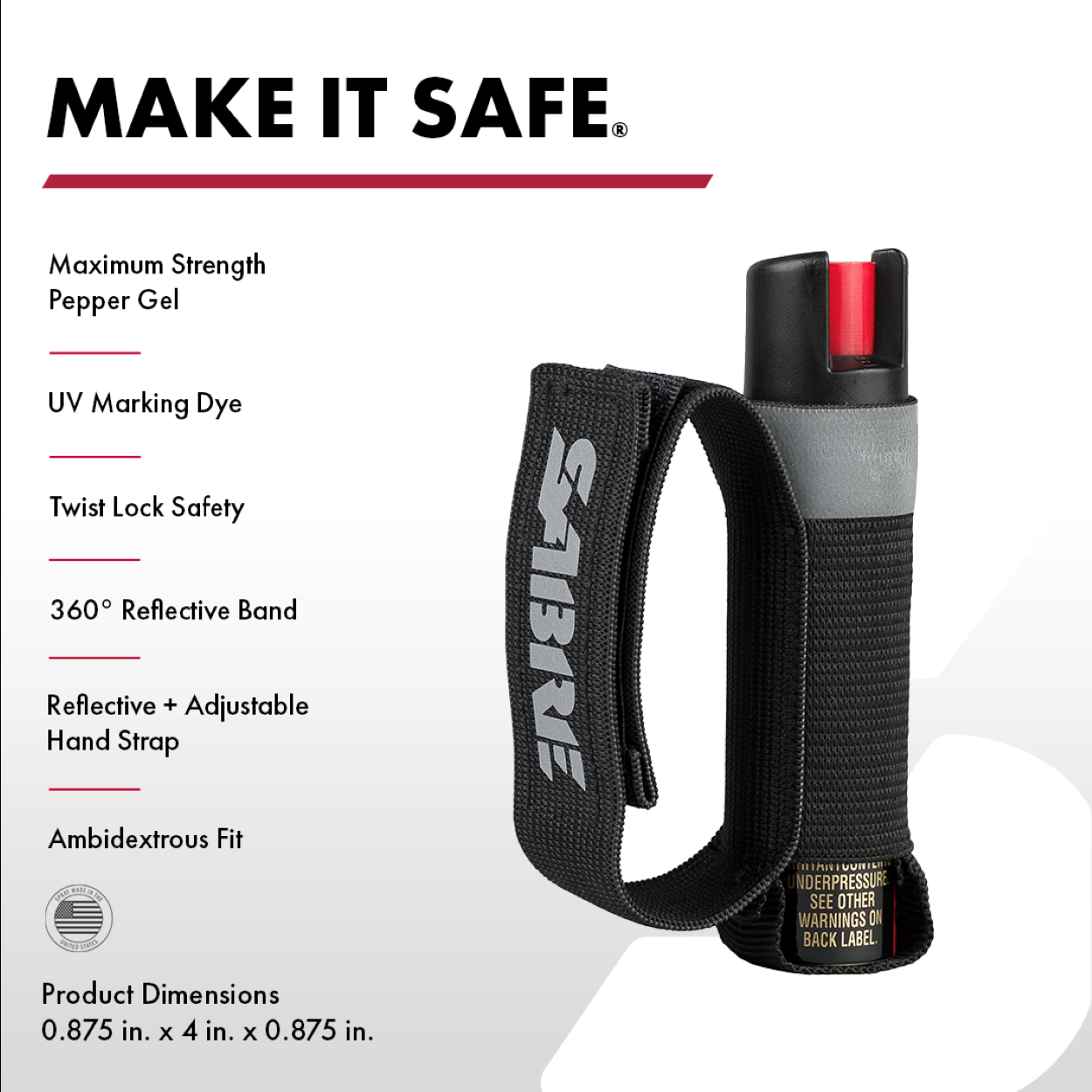 pepper gel with l carnitine SABRE Red Pepper Gel - Runner Style with Hand Strap