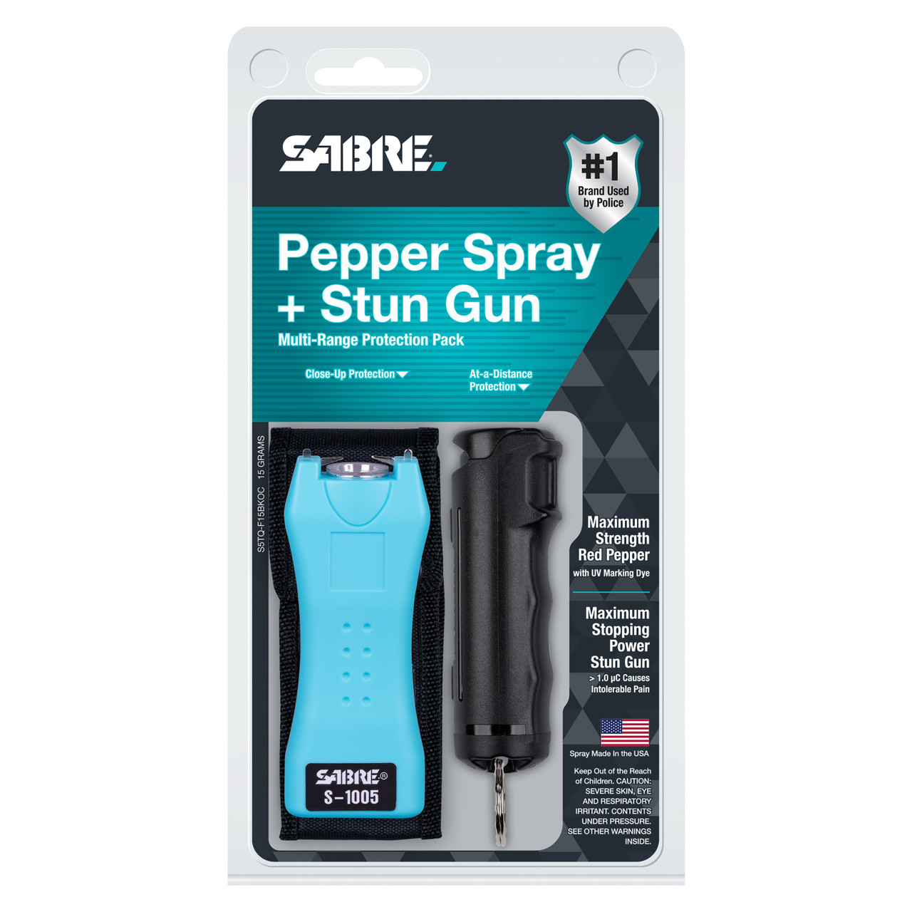 Pepper Spray & Stun Gun Self-Defense Kit (Purple) | SABRE