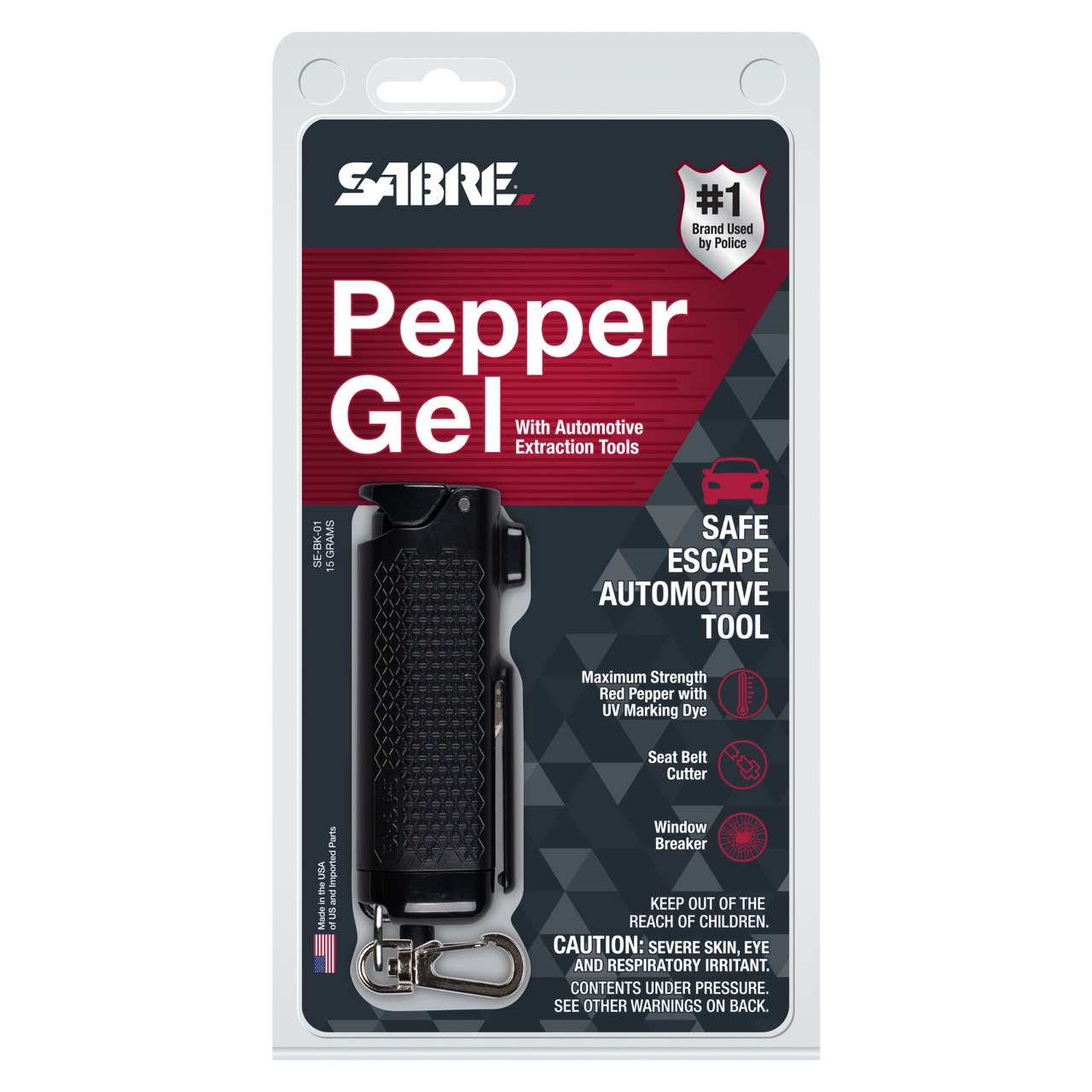 Sabre Red NBCF PINK Quick Release Key Ring Pepper Spray