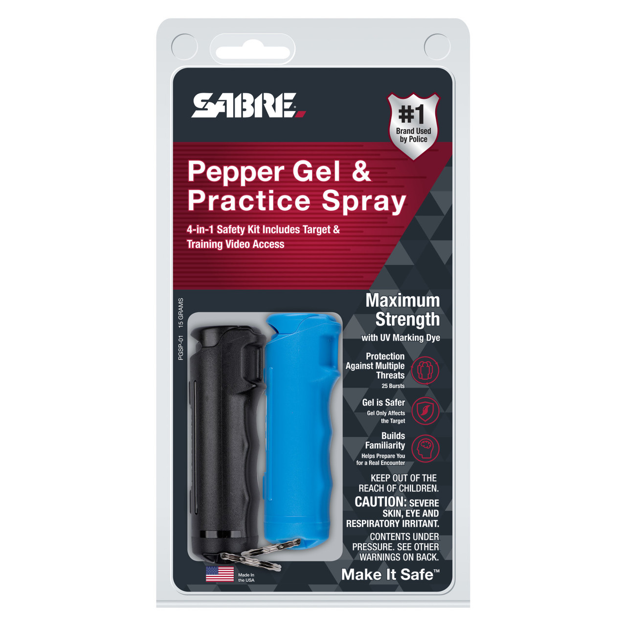 Keychain Pepper Gel Kit | Pepper Gel Target u0026 Training Video | SABRE