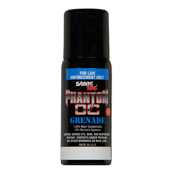SABRE Red Phantom Aerosol Grenade – 1.33% MC, 1.6 oz MK-3