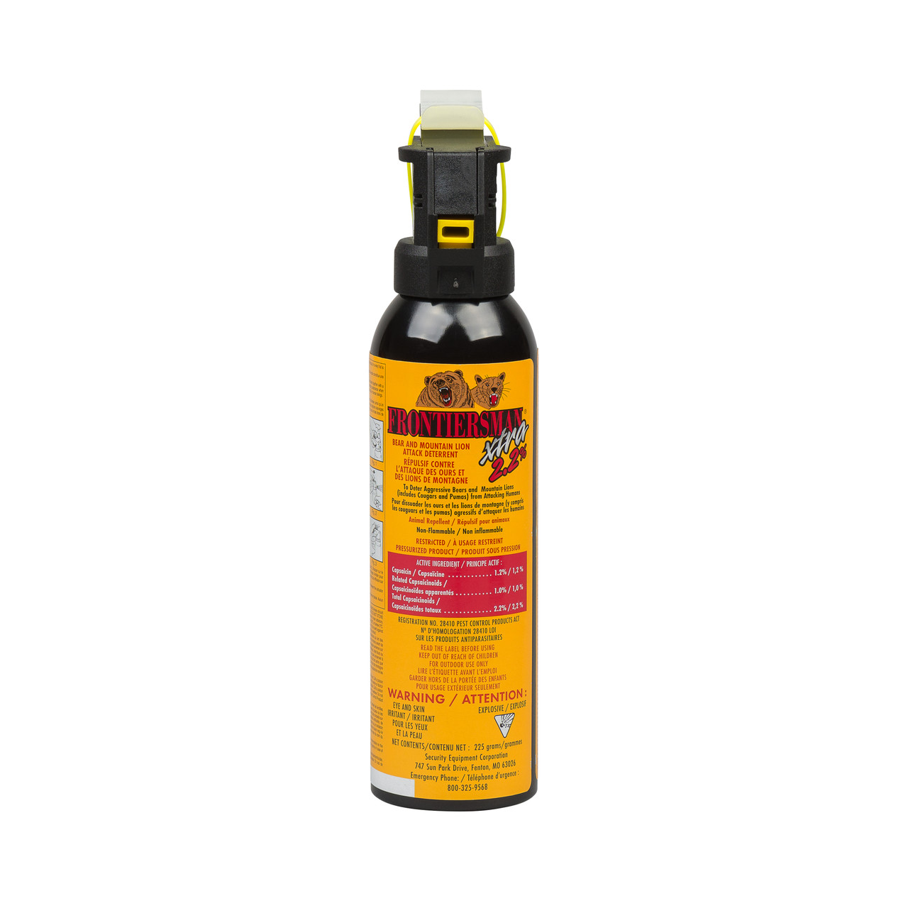 Extra Strength Bear Spray – 225g with Glow Safety