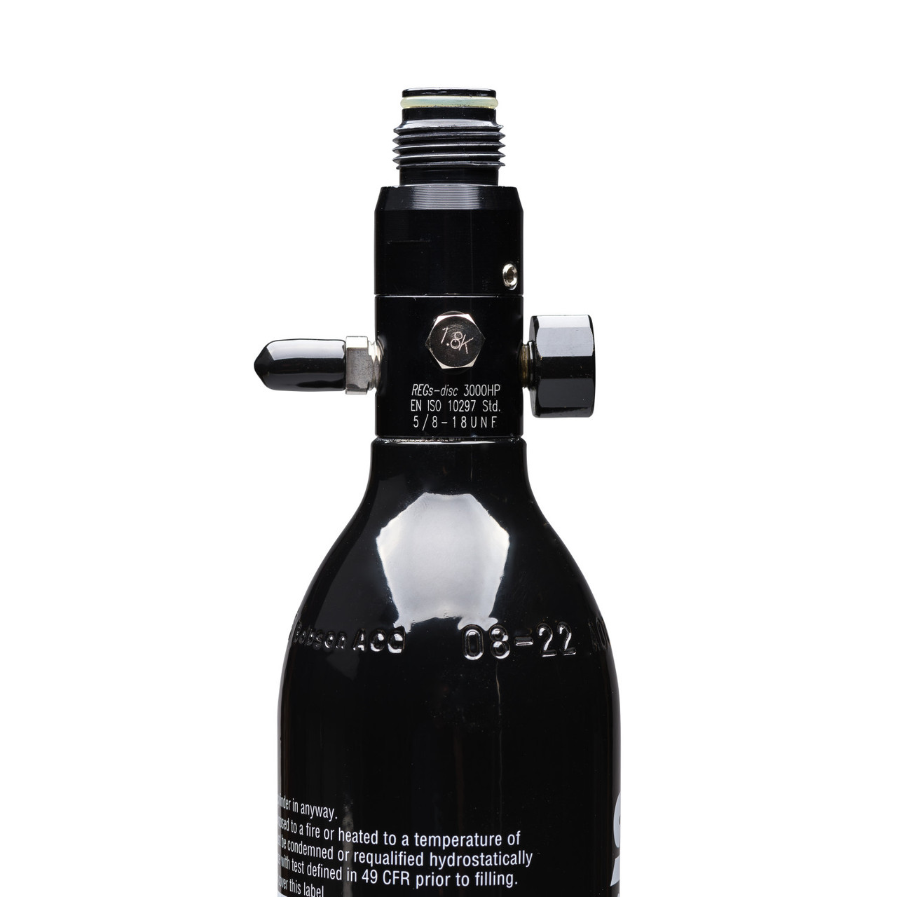 30 Cubic Inch HPA Tank - SABRE