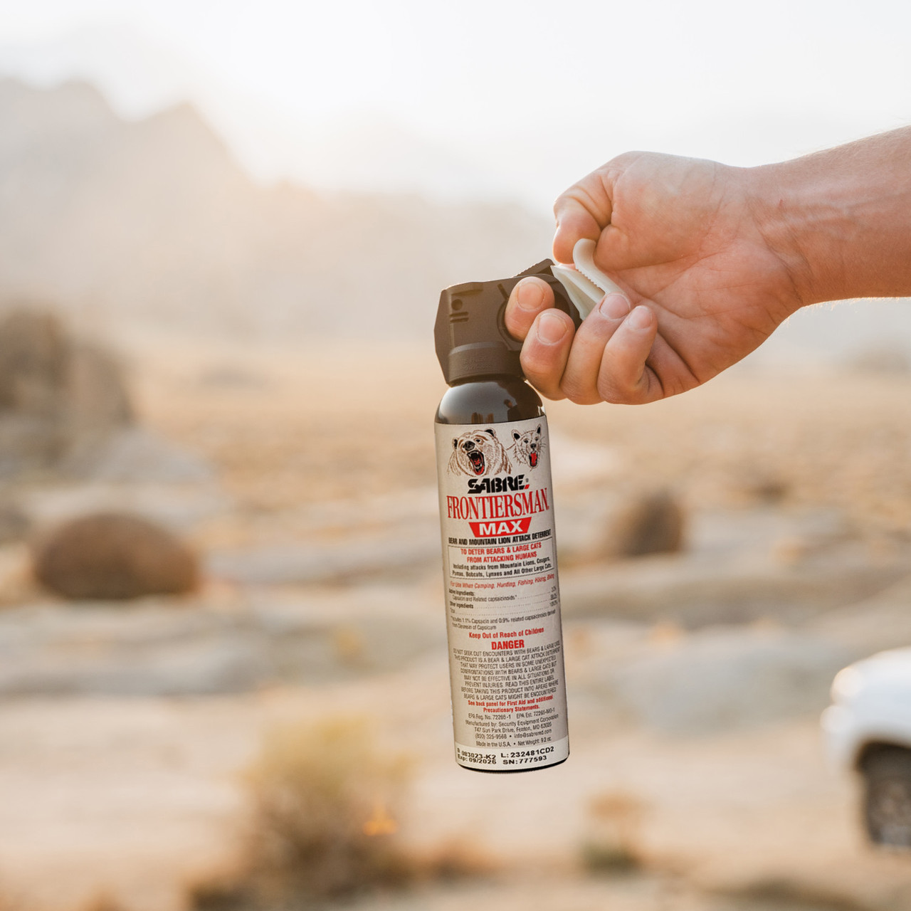 Frontiersman MAX 9.2 oz Bear Spray – Strength Defense