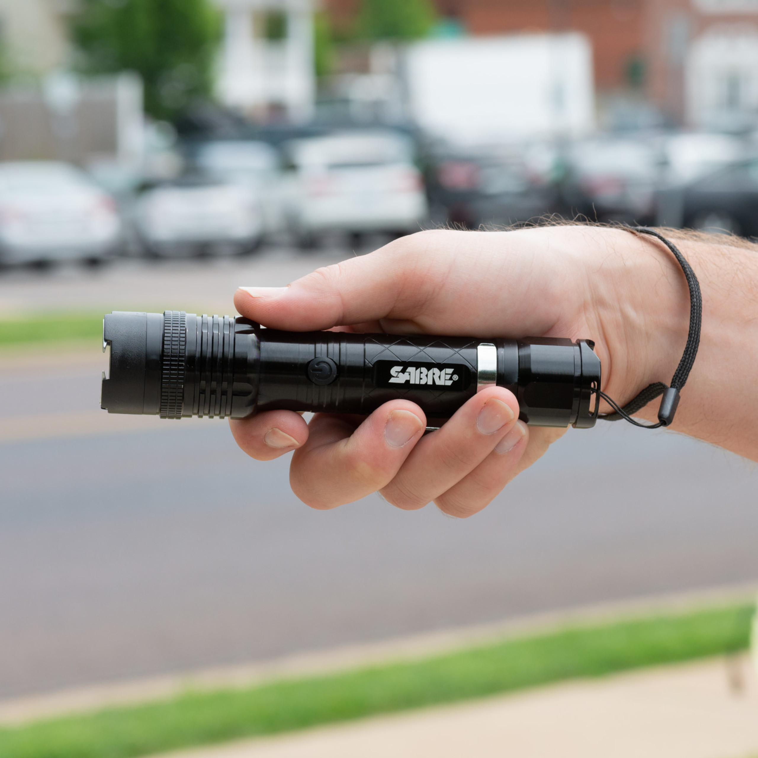 SABRE Tactical Stun Gun w/Flashlight for SelfDefense SABRE