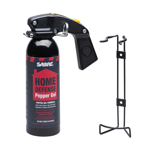 SABRE Home Defense Pepper Gel With Wall Mount