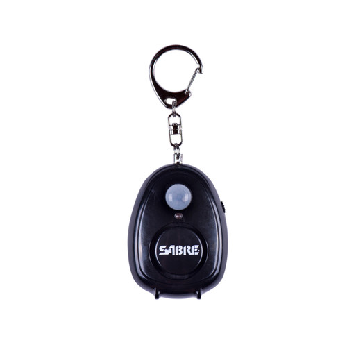 Personal alarm with motion sensor with snap clip
