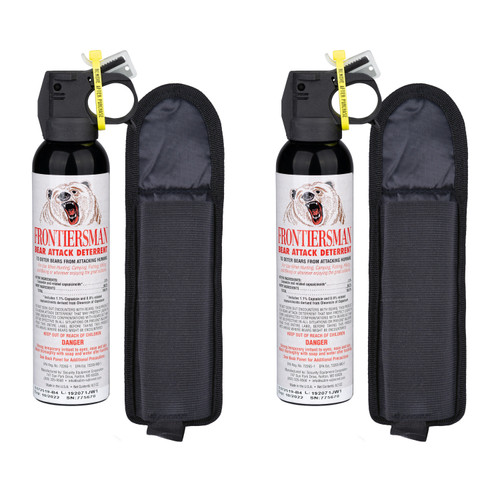 Two Bear Sprays with holster