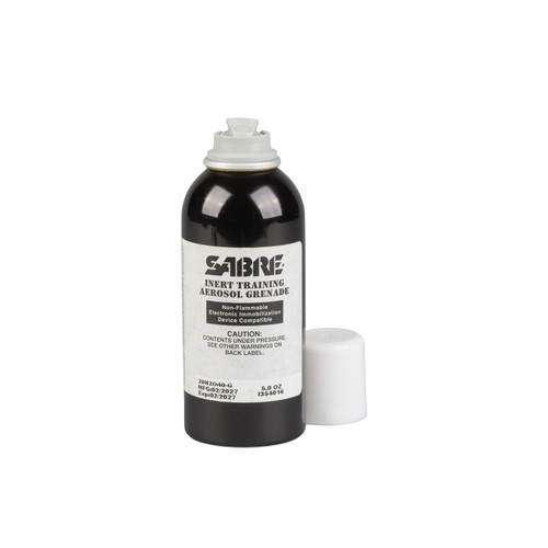 SABRE Inert 5.0 oz Aerosol Grenade (MK-5), Pepper Spray with Evaporating Fog Delivery