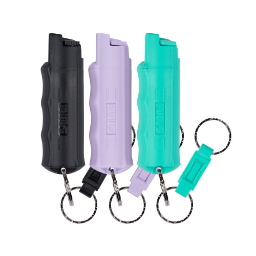 Pepper Spray with Jeweled Design and Snap Clip - SABRE