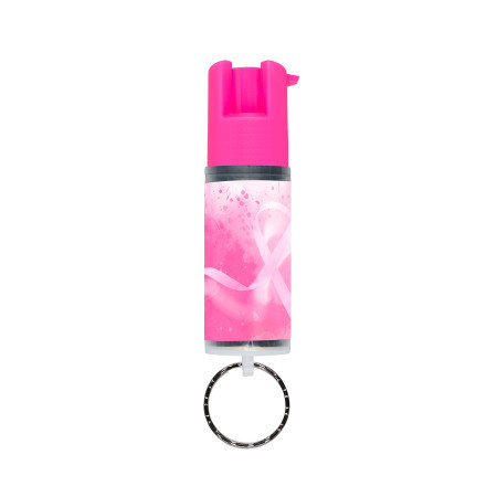Pepper Spray with Key Ring, Supports NBCF, Pink