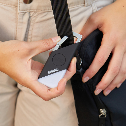 2-in-1 Personal Alarm with SOS Button and LED Light