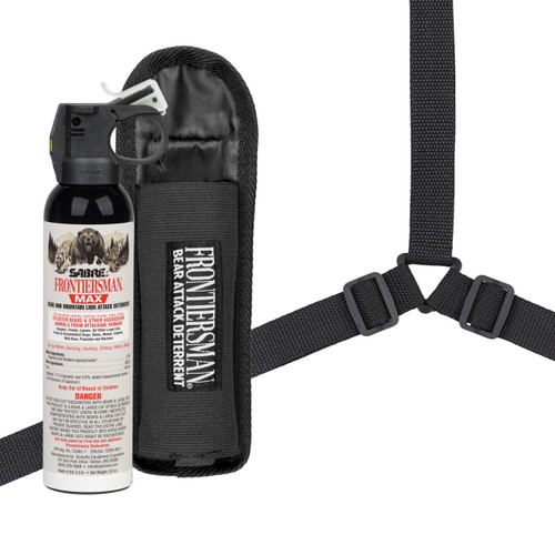 9.2 oz. Bear Spray & Mountain Lion Spray with Chest Holster