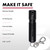 Mighty Discreet Pepper Spray with Snap-Clip Keychain